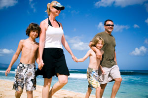 Family at Beach
