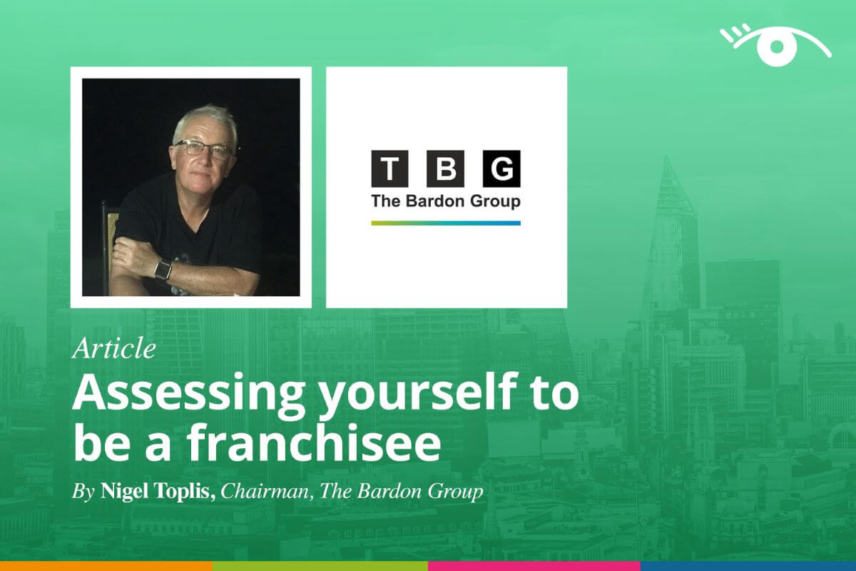 assessing yourself to be a franchisee