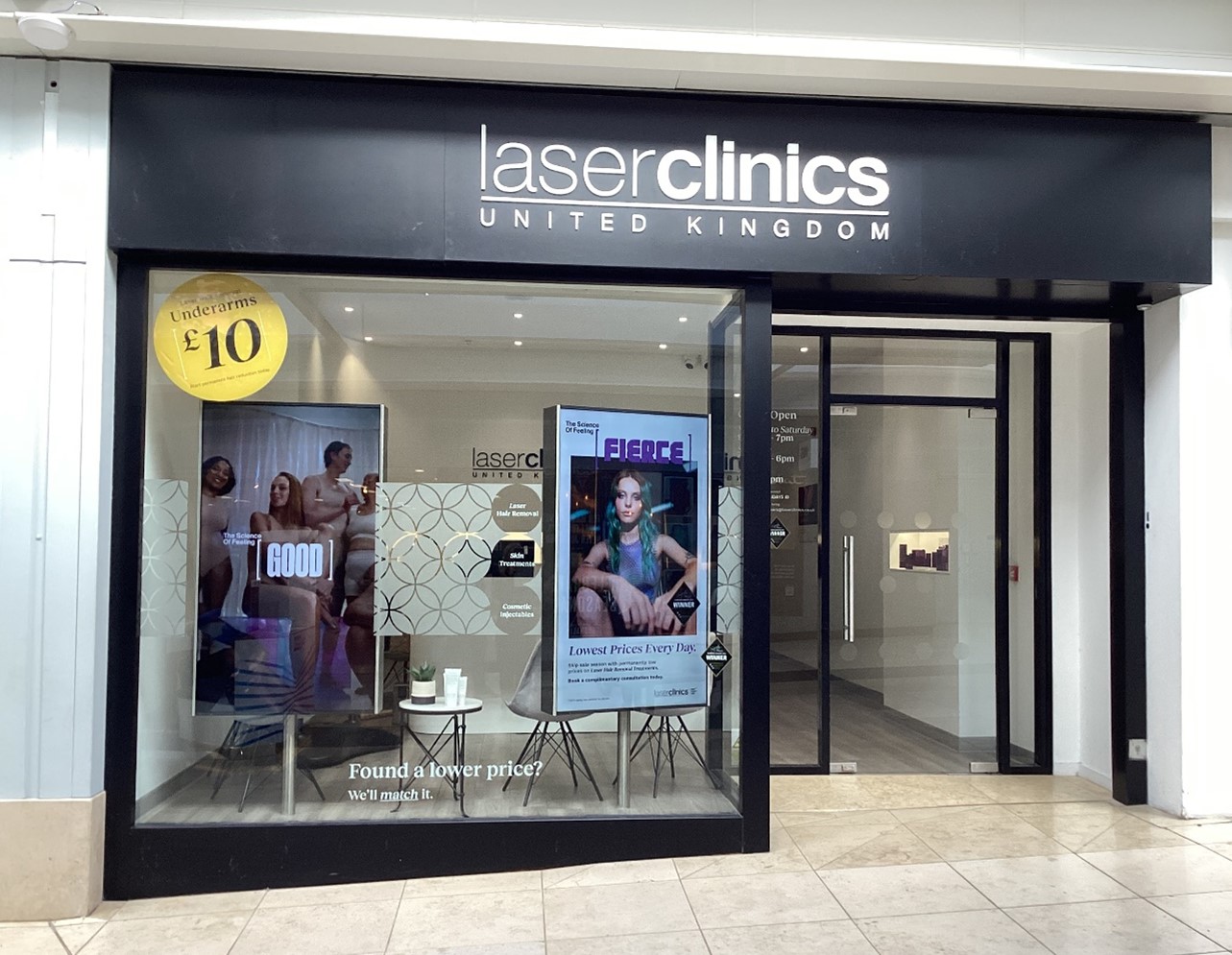 laser clinic franchise store